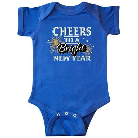 

Inktastic Cheers to a Bright New Year with Fireworks Gift Baby Boy or Baby Girl Bodysuit