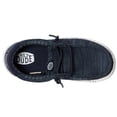thumbnail image 2 of HeyDude Kid Wally Stretch Sox Zapatos Slip-On Azul Marino Talla 6 Niño Grande, 2 of 6