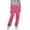 Hot Pink, variant on TOOYOU Girls Cargo Pants Casual Elastic Waist Cargo Pants With Pockets Classic Trousers For Sweet Girls Size 5-6 Years Hot Pink