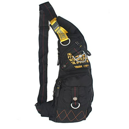 Innturt Nylon Sling Bag Backpack Shoulder Bag Daypack Large Black | Walmart Canada