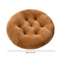 Chair Cushion Solid Color Seat Cushion Thickened Soft Milk Velvet