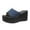 Dark Blue, variant on NOKIO Trendy Women'S Fashionable Sandals Women Wear Thick Soled Sponge Cake Flat High Heel Sandals With Sloping Heels For Summer Wear Womens Platform Slippers For Women
