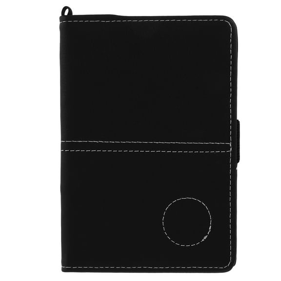 EXHUMKY Portable Golf Score Notebook Holder with PU Finish for Tracking and Golf Accessories