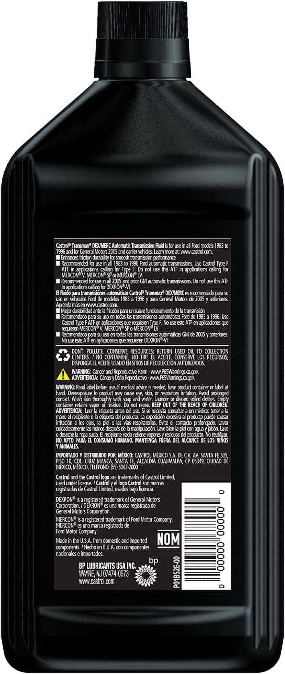 DOMESTIC MULTI-VEHICLE AUTOMATIC TRANSMISSION FLUID, 6-PACK