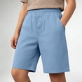 thumbnail image 2 of Shorts for Boys Sport 5 Inch Casual Solid Color Soft Breathable Lightweight Stretchy Children Blue Shorts Size 11-12 Y, 2 of 7