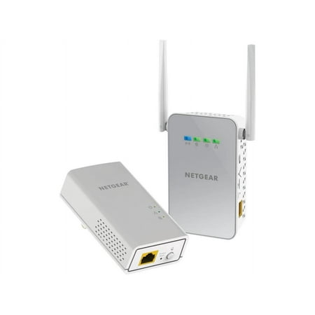 NETGEAR - Powerline AC1000 Wi-Fi Access Point and Adapter - White