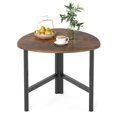 thumbnail image 1 of Gymax Triangle Coffee Table w/Metal Legs Industrial Center Table for Living Room, 1 of 7
