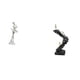 thumbnail image 1 of Figura de escritorio,Estatua de bailarina de ballet,adorno de escritorio,decoración del hogar,Estatua de bailarina moderna,regalo de cumpleaños para la oficina.,Estatua de escalera,Estatua de, 1 of 8