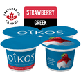 thumbnail image 2 of Oikos Greek Yogurt, Strawberry, Fruit on the Bottom, 2% M.F, 4x100g, 2 of 7