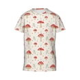 thumbnail image 4 of Wukai Mushroom Youth Unisex Short Sleeve T-Shirt for Boys, Girls, Teens, and Kids-X-Small, 4 of 7
