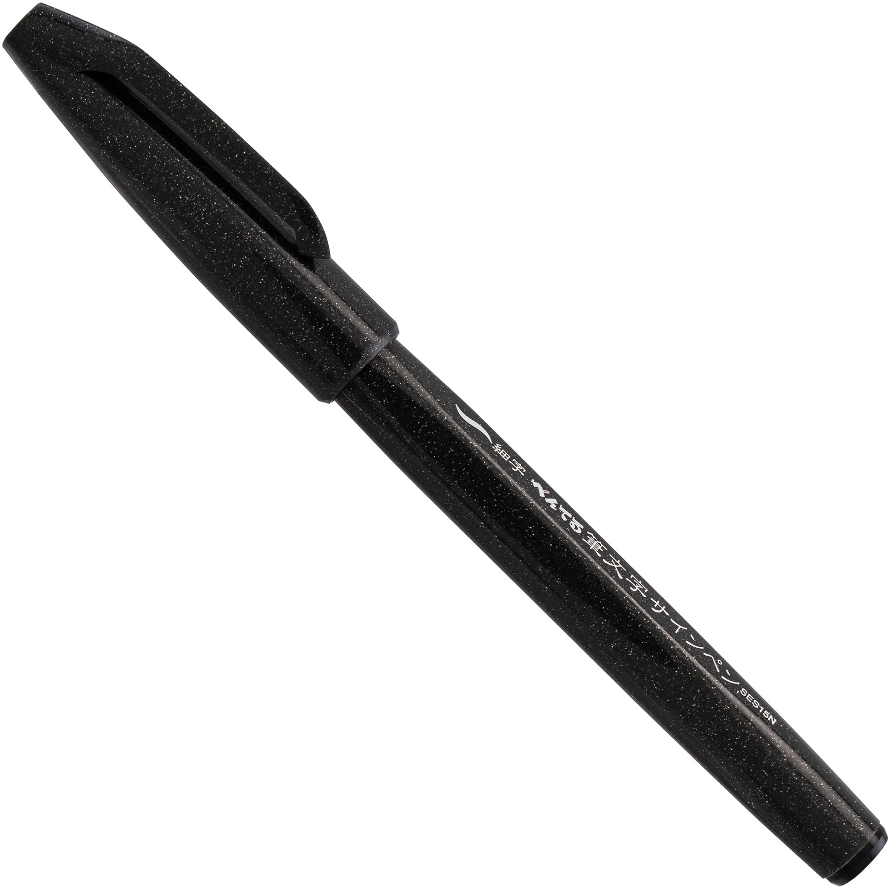 Pentel Arts Sign Pen Brush Tip, Black Ink, Pack of 12
