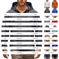 thumbnail image 4 of Blekii Men's Cargo Pocket Hoodie, Utility Style Pullover Sweatshirt, Large Pocket Detail on Chest, Durable Casual Top for Work Or Outdoor Use, Rugged Streetwear Look, Functional for, 4 of 8