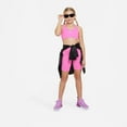 thumbnail image 5 of Nike Swoosh Big Kids' (Girls') Sports Bra Color: White/Pure Platinum Size: S, 5 of 5