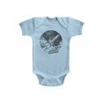 thumbnail image 1 of Flash Gordon Spaceship Light Blue Infant Baby Creeper Snapsuit Romper, 1 of 2