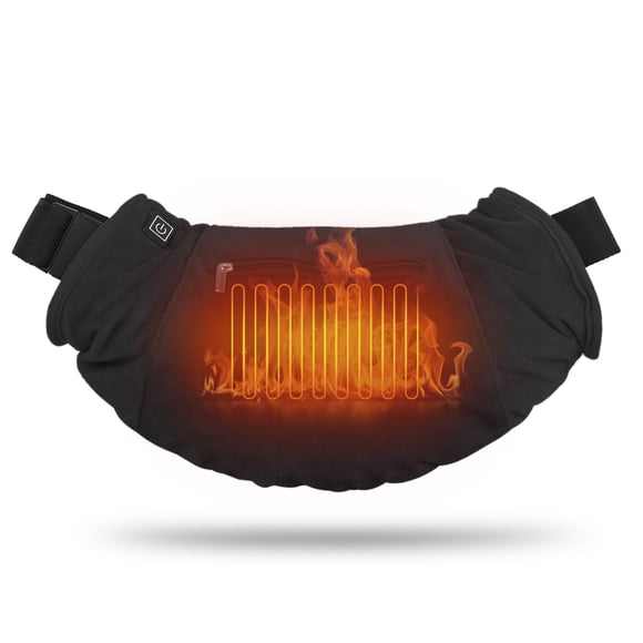 Eccomum Electric Heated Hand Warmer Muff Cold Weather Thermal Glove Waist Bag for Skiing Camping