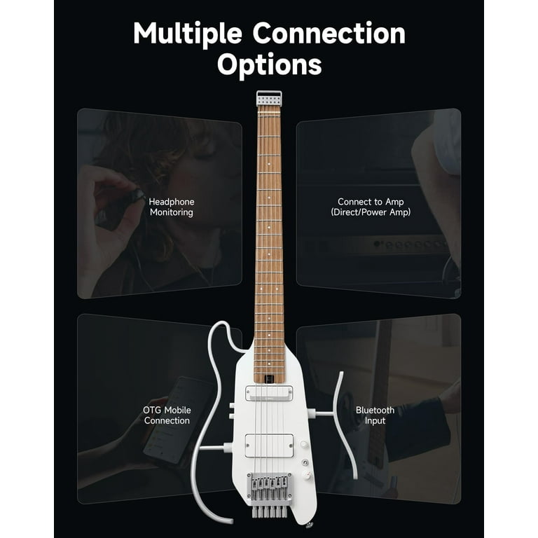 ☆Donner Hush-X ほとんど新品 HUSH-X PRO Multi-Effects Electric Guitar for Travel Donner