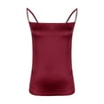 thumbnail image 3 of QUINDOS Womens Tank Tops Summer Gym Wine Fashion Casual Solid Sleeveless Blouse Tops Camisoles Zipper Womens Camisoles Plus Size, 3 of 5