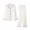 White, variant on UAMVSH Plus Size Satin Pajama Set for Women Button Down Sleepwear Soft Long Sleeve Shirts and Wide Leg Pants Nightwear 2 Piece Pj Set