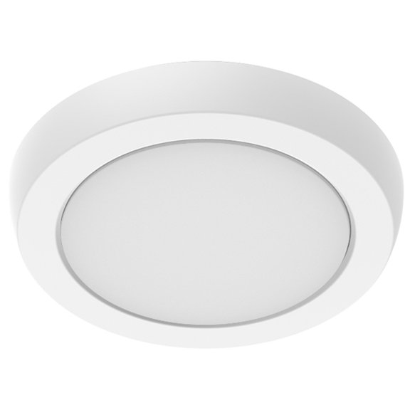 Blink Performer - Light White Utilitarian LED Aluminum Flush Mount Light