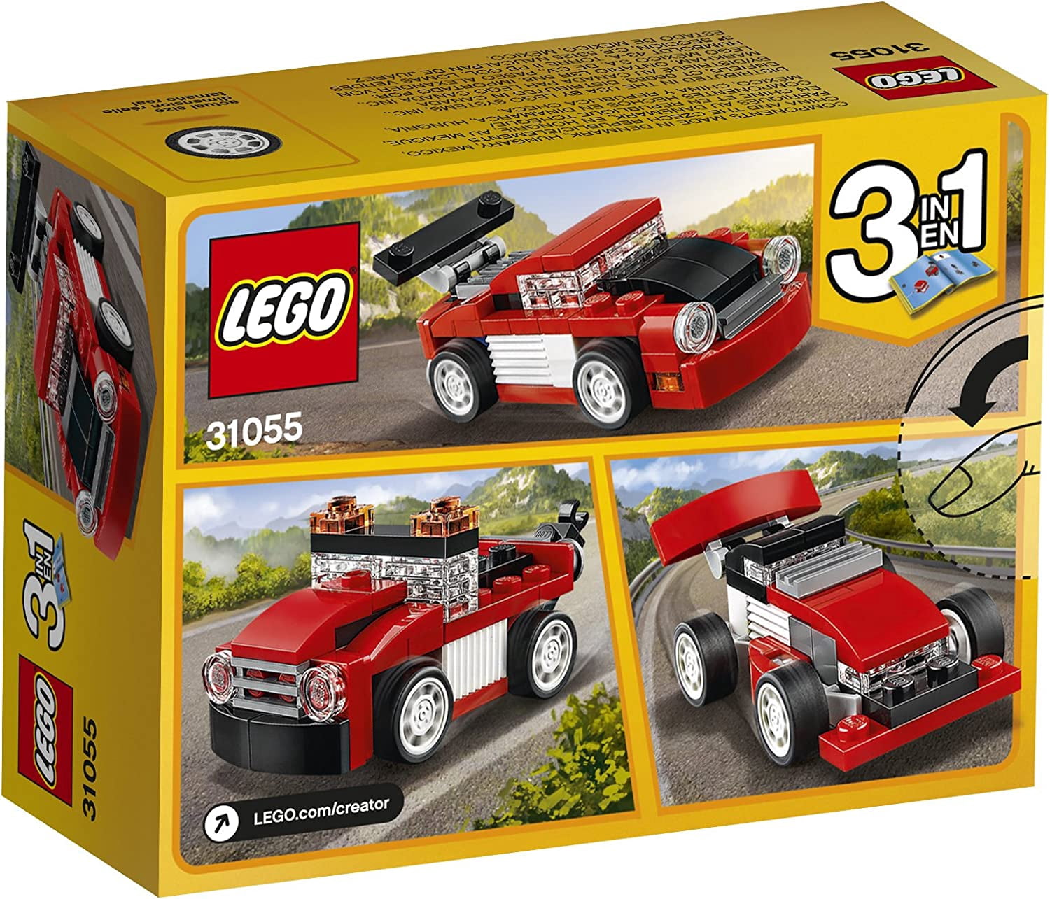 LEGO Creator Red Racer 31055 Building Kit - Walmart.com