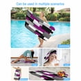 thumbnail image 5 of Beach Towel Purple Geometric Bath Pool Towels Modern Abstract Checkered Absorbent Beach Towel Soft Large Quick Dry Lightweight Camping Travel Sports Yoga Gym Swim Towels for Adult 35x70 Inch, 5 of 9