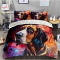 thumbnail image 2 of 3 Pieces Duvet Cover Set Bloodhound Dog 3D Print Bedding 1 Duvet Cover 2 Pillowcases Natural Animals Comforter Sets Soft Breathable for Boys Girls Children 1iAIoJ, 2 of 5