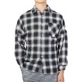 thumbnail image 6 of SAYFUT Plaid Button Up Shirt, Men Flannel Shirt Button Down Long Sleeve Shirts Big and Tall L-4XL Plaid Shirt, 6 of 8