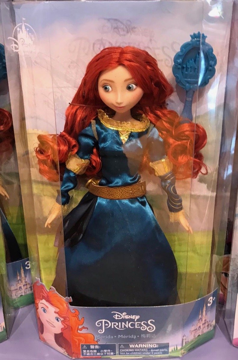 Disney Parks Princess Merida Brave Doll with Brush New Edition New with