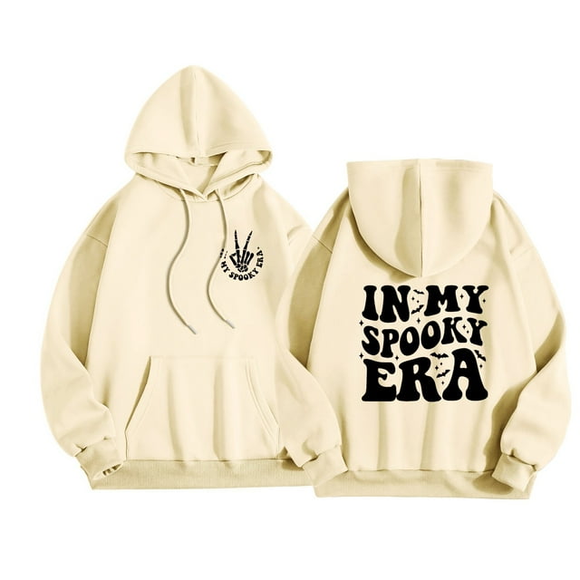 WEAIXIMIUNG Chandail en Molleton de Maternité Tunique Jour Femme Manches Longues Imprimé Graphique Lettre Sweat à Capuche Pull Blouse