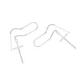 thumbnail image 5 of Simply Faithful Sterling Silver Cross Chain Slide-Through Dangle Earrings, 5 of 7