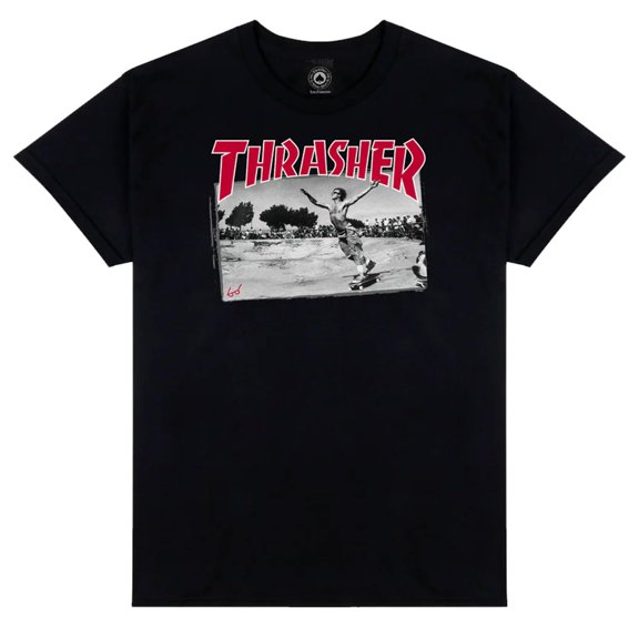 Thrasher Jake Dish Large T-Shirt Black
