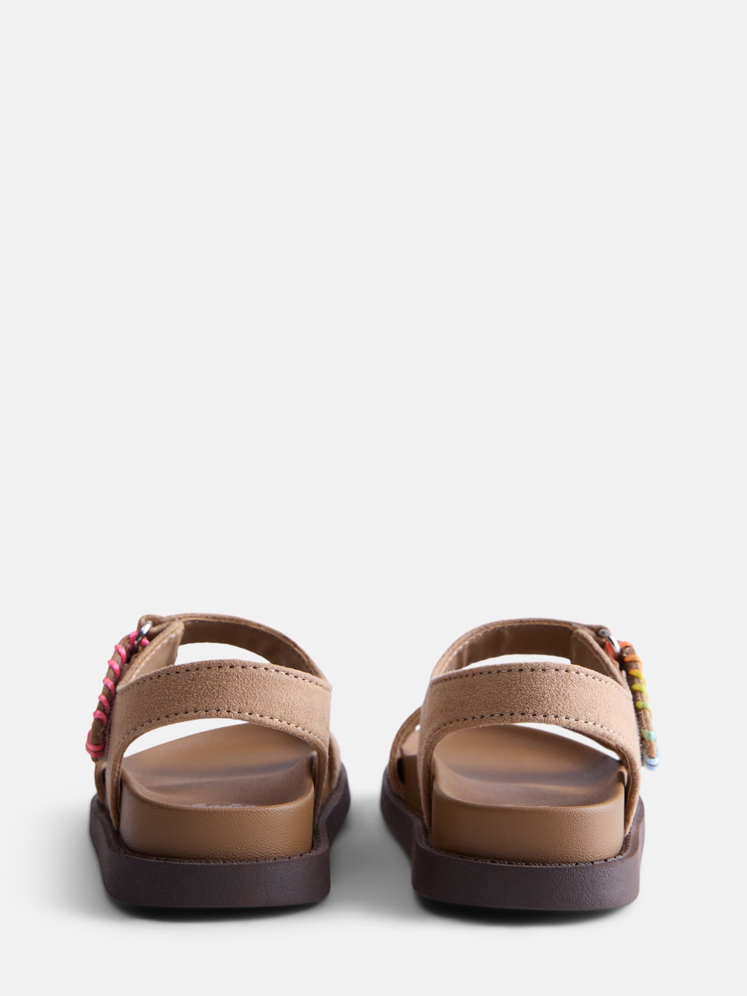 Wonder Nation Toddler Girls Multi Stitch Sandal