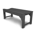 thumbnail image 1 of POLYWOOD&reg; Traditional Recycled Plastic Backless Garden Bench, 1 of 5
