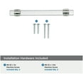 thumbnail image 3 of Amerock Bp36655 Glacio 5-1/16" Center To Center Bar Cabinet Pull - Nickel, 3 of 7