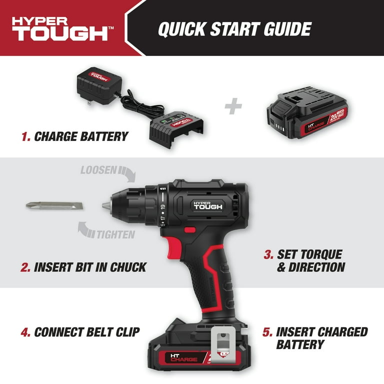Hyper tough drill 20v review hotsell