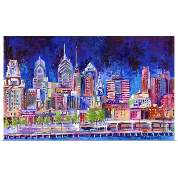 Great BIG Canvas | Rolled Richard Wallich Poster Print entitled Philadelphia
