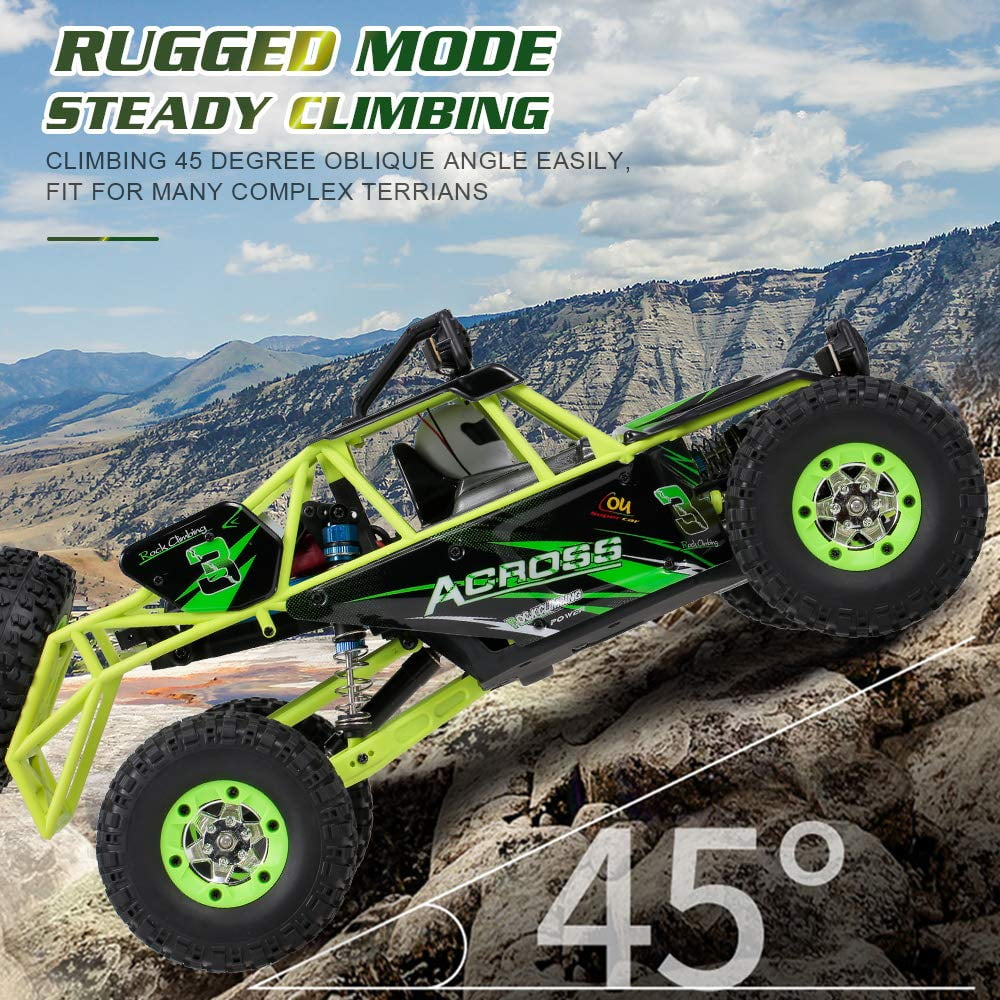WLtoys 12427 RC Car, 1/12 Scale 4WD 50km/h High Speed RC Rock Crawler, 2.4Ghz Remote Control Off Road Truck for Adults