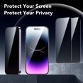 thumbnail image 2 of Protector de pantalla de privacidad ESR para iPhone 14 Pro (paquete de 3), 2 of 7