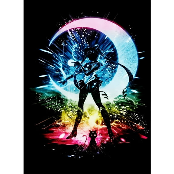 Paint by Numbers Kit for Adults -Sailor Moon (40) - Beginner DIY Color by Number Set on Canvas Acrylic Oil Paintings Crafts, Gifts, Home Wall Decor (12 X 16 inches)-