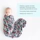thumbnail image 4 of Set de manta y gorro para envolver a Posh Peanut Baby (Sharks), 4 of 7