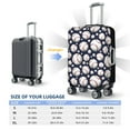 thumbnail image 6 of Balery Luggage Cover Cute Basebal Print Suitcase Covers for Luggage Elastic Washable Suitcase Protector Fits 18-32 Inch Luggage-X-Large, 6 of 9