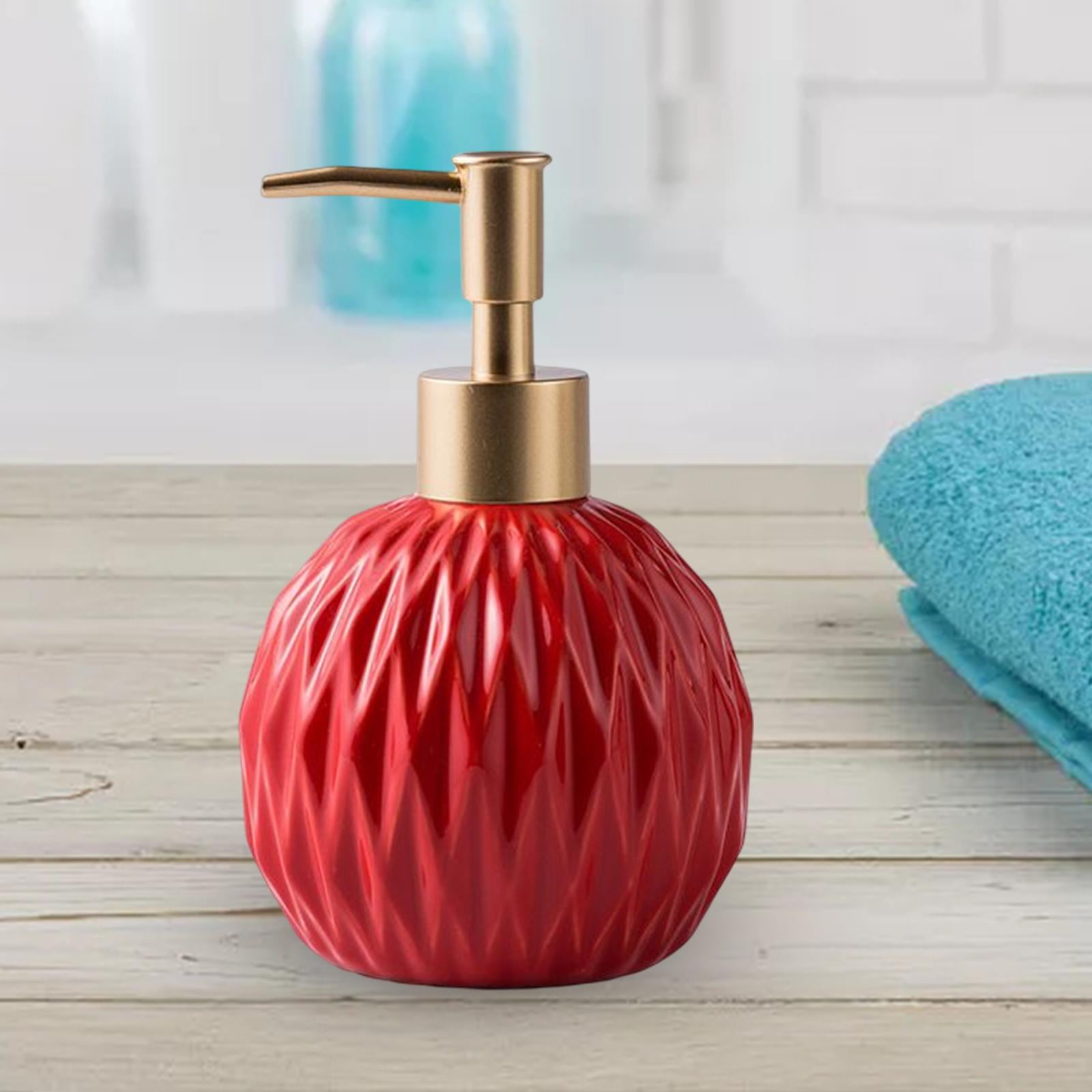 Red soap dispenser discount