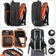 thumbnail image 5 of Mochila TANGCORLE Travel Carry on de 45 L para portátil de 17,3 pulgadas, color negro, 5 of 8