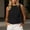 Black, variant on IUYRTFE Women's Summer Sleeveless Round Neck Loose Fit Tank Top Solid Color Casual Basic Blouse with Stitched Seam Details