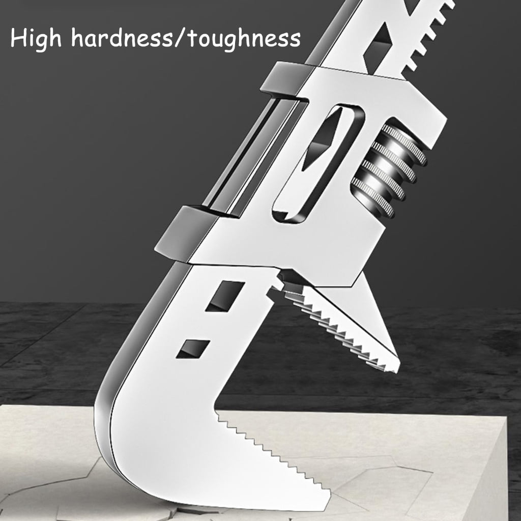 MOMOJIA Heavy Duty Adjustable Spanner Wrench Set with Comfortable Grip Handle for Various Fastener Size, Hard to Reach Fasteners
