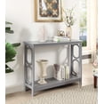 thumbnail image 2 of Convenience Concepts Omega Table Console, Fini Bois Gris, 2 of 5