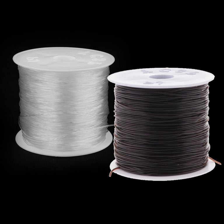 Translucent .5mm Elastic String Elastic Cord Clear Beading Thread Stretch Cord  Bracelet String  Crystal Thread 