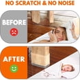 thumbnail image 7 of 16 PCS Rectangular Silicone Chair Leg Protectors for Hardwood Floors, Clear Furniture Leg Caps with Felt Pads, Protect Wood or Tile Floors, Reduce Noise, Easy to Move (0.75" x 1"), 7 of 7