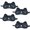 color mixing2, variant on TELOLY 4Pcs Sleep Mask for Kids,7.87*3.94"Sleeping Eye Mask,Polyester Blindfold