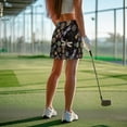 thumbnail image 3 of Garronmavis Dragonfly Women's Tennis Skirts High Waisted Golf Skorts Boho Flower Athletic Golf Skorts Skirts with Pockets Shorts, Size XL, 3 of 6